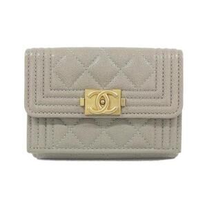 CHANEL Gray Wallet